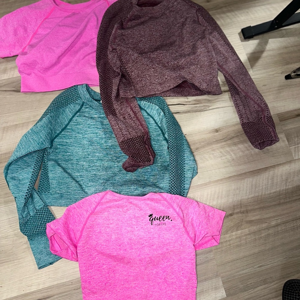 Que Women's Crop Tops - Pink, Teal, and Maroon Collection